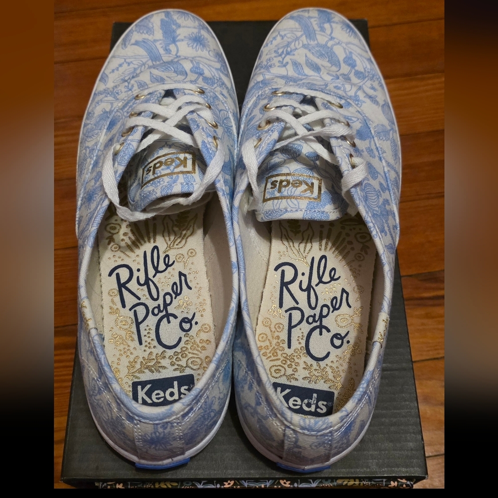 Keds x Rifle Paper Co. Champion Aviary Lace-Up Canvas Sneaker - Picture 6 of 6